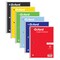 1-Subject Notebook, 8" X 10-1/2", Wide Rule, 70 Sheets, Pack Of 6